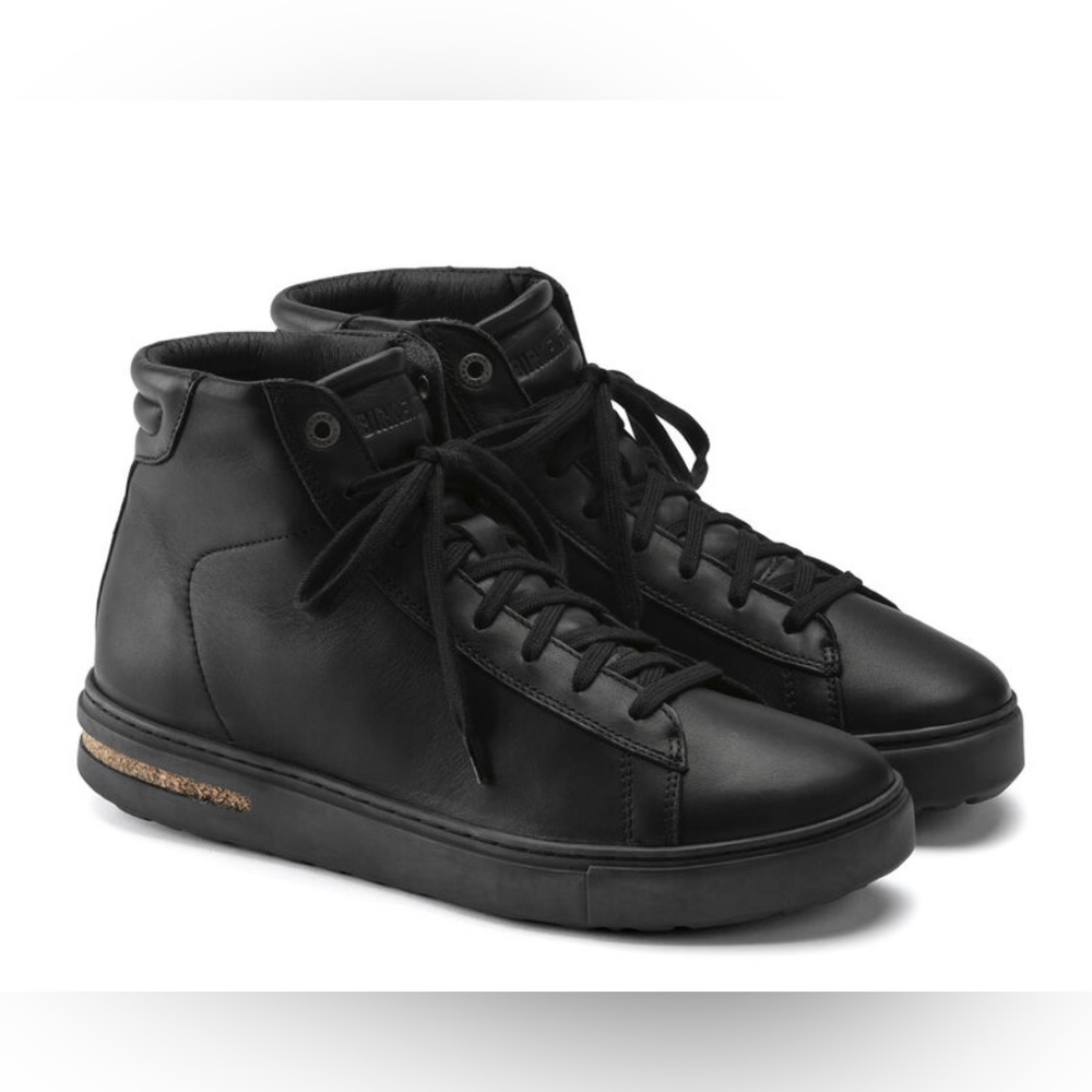 Birkenstock ‘Bend Mid’ • black leather • EU42 Narrow, US 11-11.5 women/9-9.5 men